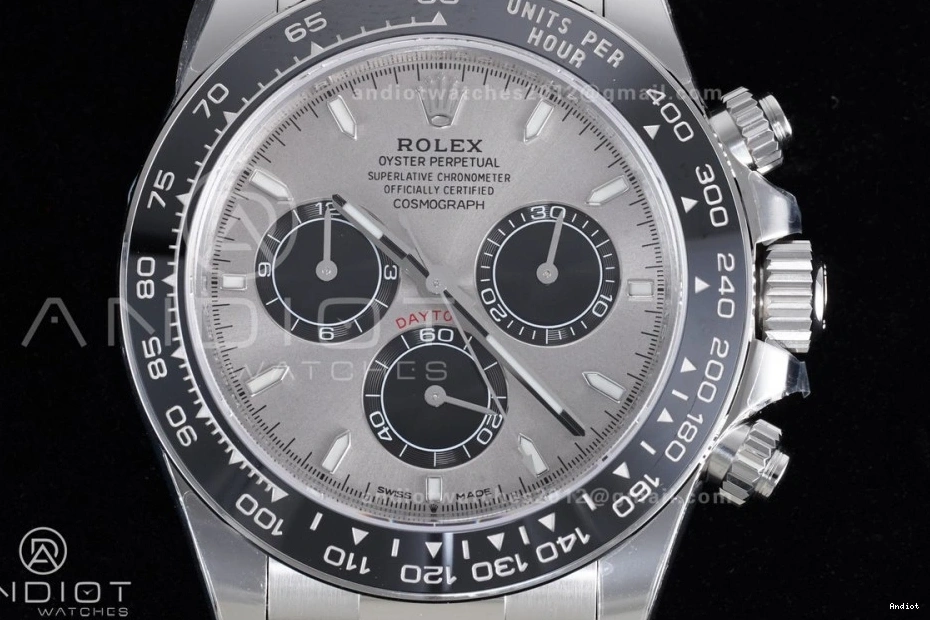 on Black 126519 Dial Edition VS4131 (Weighted) Strap V2 Daytona Best Gray 1:1 VSF Oysterflex 0119